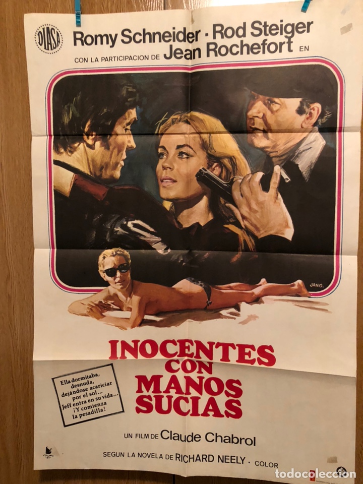 Cinema: Cartel o poster inocentes con manos sucias romy schneider claude chabrol jano