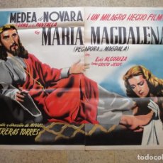 Cine: POSTER ORIGINAL MEXICANO MARIA MAGDALENA PECADORA DE MAGDALA MEDEA DE NOVARA LUIS ALCORIZA JUANINO