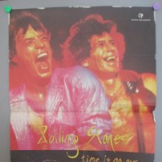 Cine: CARTEL CINE, ROLLING STONES, TIME IS ON OUR SIDE, 1982, C1584. Lote 166403102