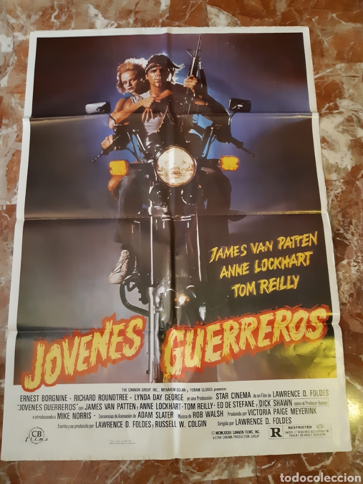 Kino: Poster cartel de cine original JOVENES GUERREROS