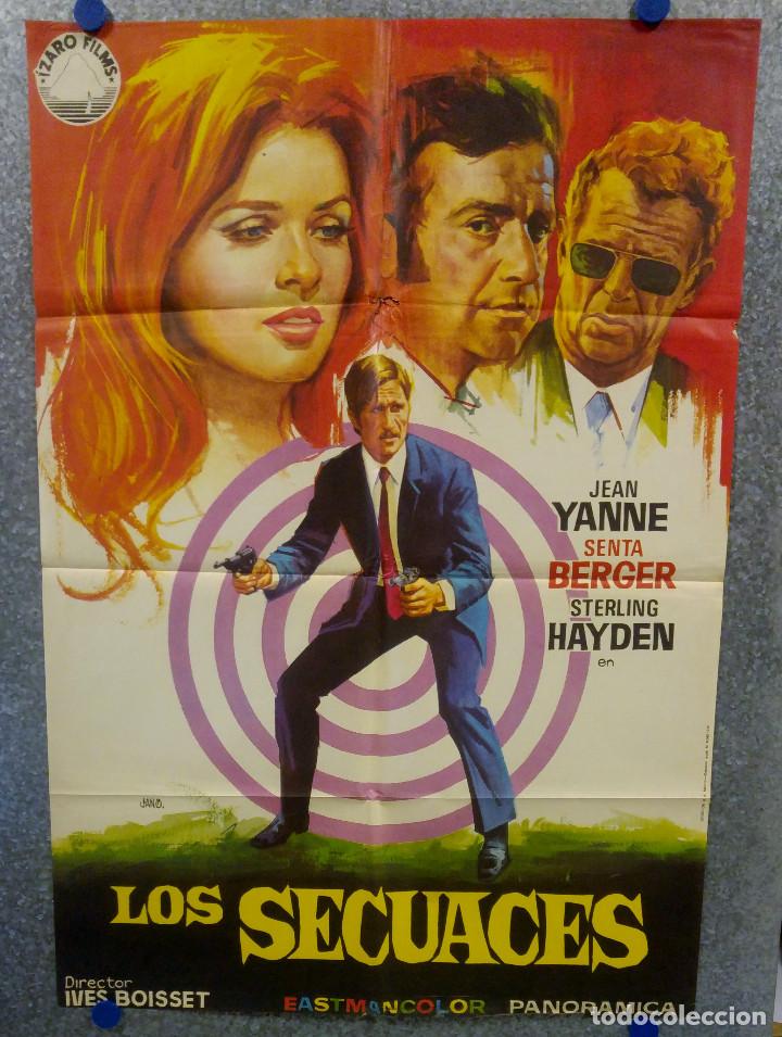 Cin&eacute;ma: Los secuaces. Jean Yanne, Senta Berger, Sterling Hayden A&Ntilde;O 1972 POSTER ORIGINAL