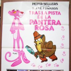 Cine: TRAS LA PISTA DE LA PANTERA ROSA, CON PETER SELLERS. POSTER 70 X 100 CMS. 1982.