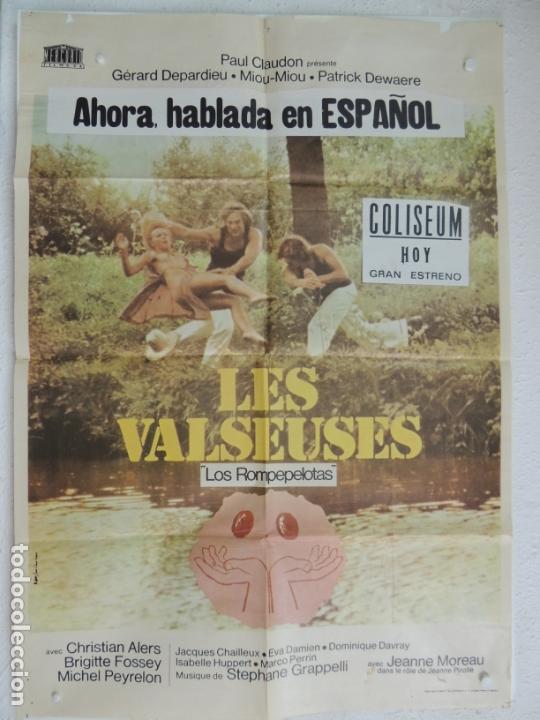 Cin&eacute;ma: los rompepelotas - poster cartel original - les valseuses depardieu dewaere moio miou cine coliseum
