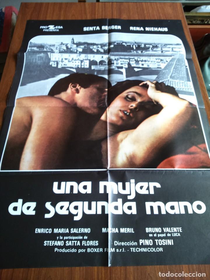 Cin&eacute;ma: POSTER -- UNA MUJER DE SEGUNDA MANO -- ORIGINAL -- 100 X 70 -- 1978 --