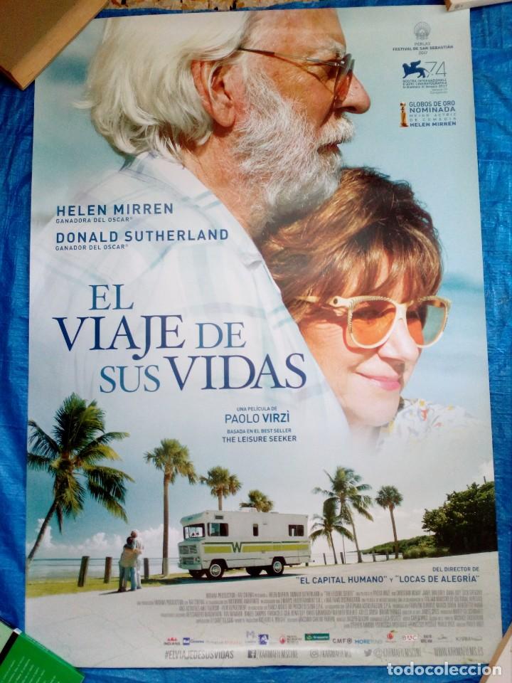 Cin&eacute;ma: Cartel Cine El Viaje De Sus Vidas - Helen Mirren - Donald Sutherland - 98x68