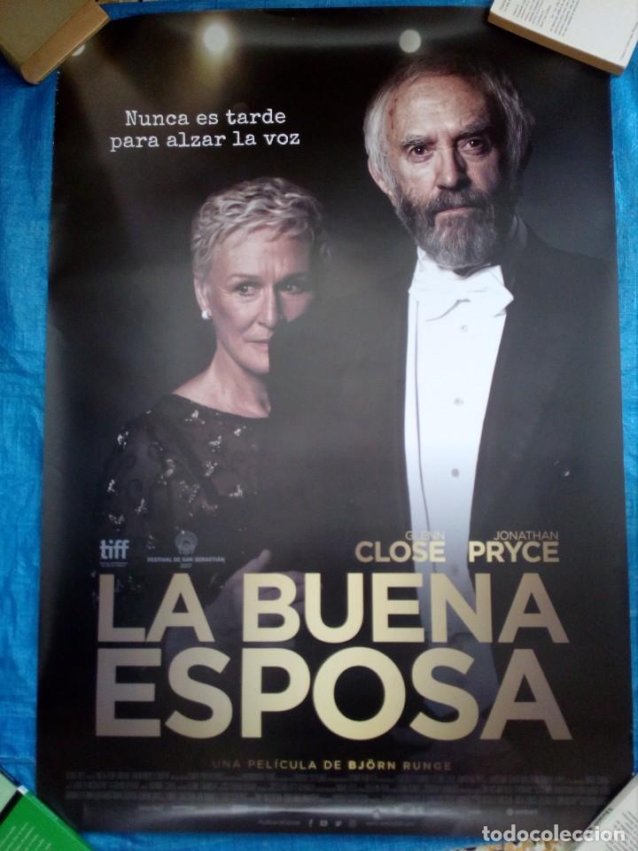 Cin&eacute;ma: Cartel Cine La Buena Esposa - Glenn Close - Jonathan Pryce - 98x68