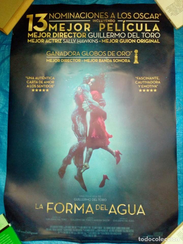 Kino: Cartel Cine La Forma Del Agua - Guillermo Del Toro - 98x68