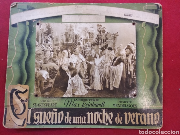 Cinema: fotograf&iacute;a promocional de la pel&iacute;cula EL SUE&Ntilde;O DE UNA NOCHE DE VERANO (1935). Shakespeare.