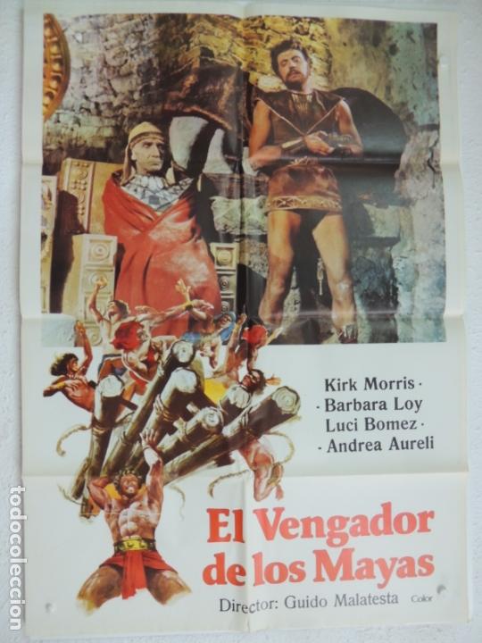 Cin&eacute;ma: el vengador de los mayas - poster cartel original - kirk morris barbara loy guido malatesta