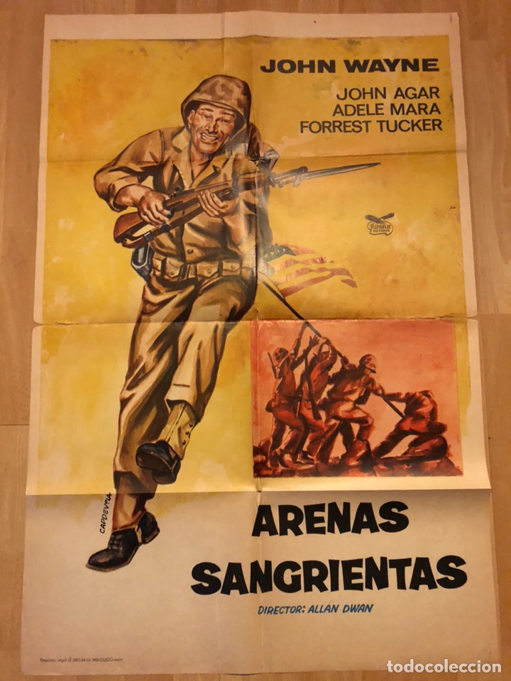 Cine: Cartel arenas sangrientas John wayne capdevila - Foto 1