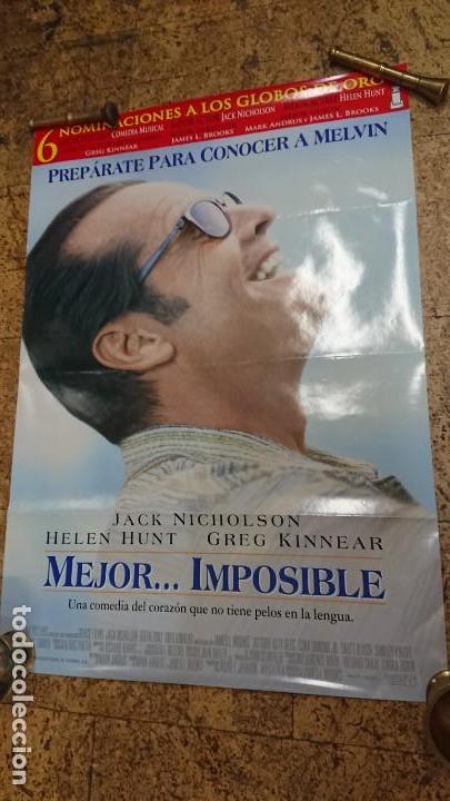 Kino: AFICHE CARTEL DE CINE MEJOR IMPOSIBLE - JACK NICHOLSON....