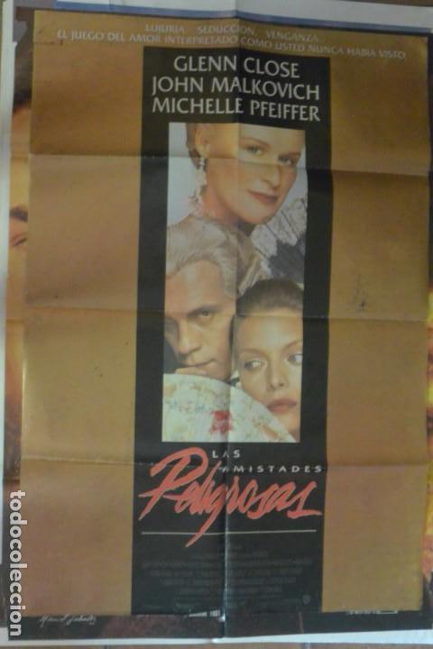 Cine: CARTEL POSTER CINE  LAS AMISTADES PELIGROSAS