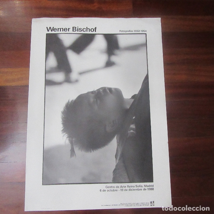 Cinema: cartel centro de arte sofia madrid werner bischof 1988 70 x 50 cm