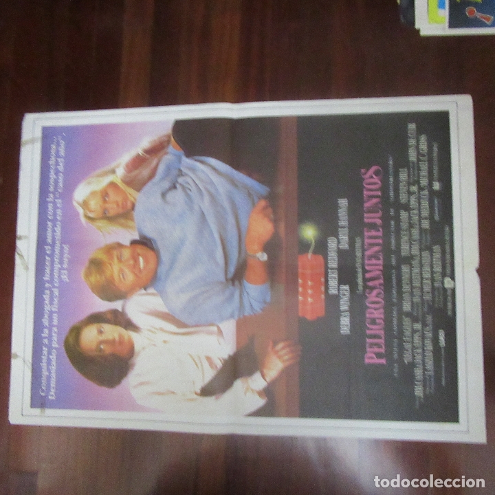 Cin&eacute;ma: cartel cine peligrosamente juntos 100 x 70 cm