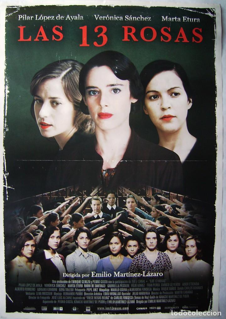 Cine: LAS 13 ROSAS, con Pilar L&oacute;pez Ayala. 68 X 98 cms. 2019.