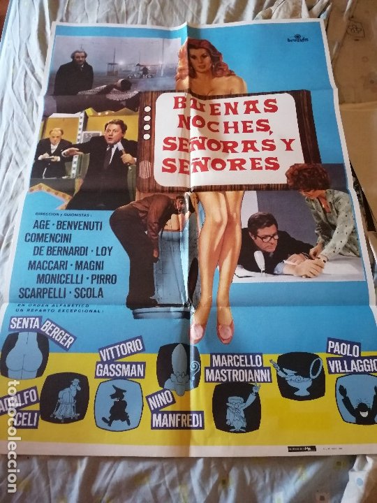 buenas noches, señoras y señores. cartel. post - Buy Posters of action  movies at todocoleccion - 172400560