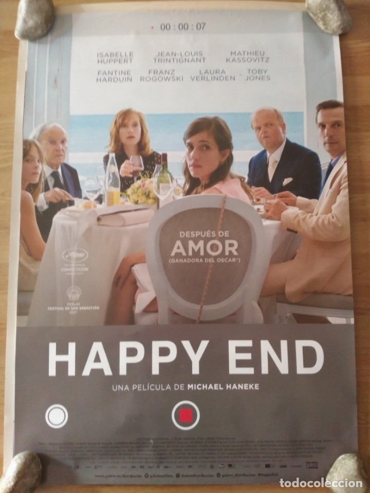 Cine: Happy end - aprox 70x100 Cartel ORIGINAL cine (L65)