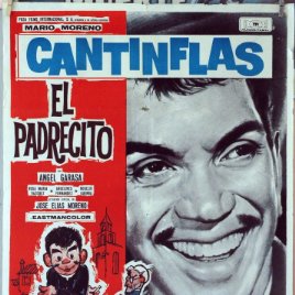 EL PADRECITO. CANTINFLAS. CARTEL ORIGINAL 1965. 70X100