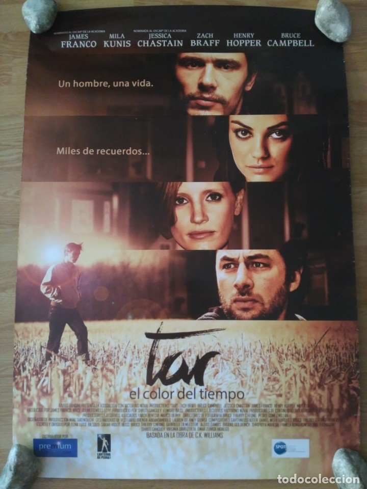 Cinema: Tar, el color del tiempo - aprox 70x100 Cartel ORIGINAL cine (L66)