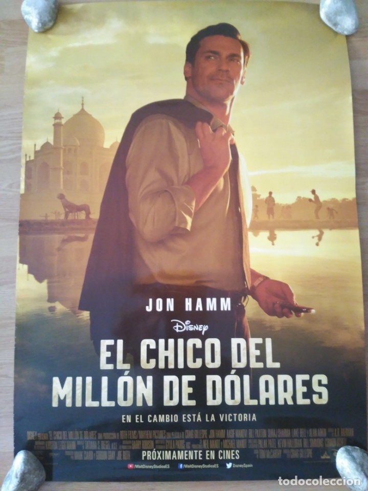 Cinema: El chico del mill&oacute;n de dolares - aprox 70x100 Cartel ORIGINAL cine (L66)