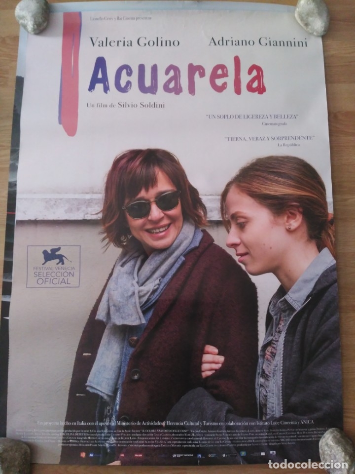 Cinema: Acuarela - aprox 70x100 Cartel ORIGINAL cine (L67)