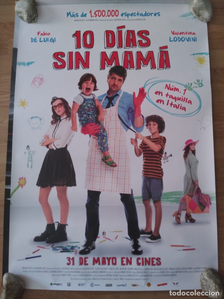 Kino: 10 d&iacute;as sin mama - aprox 70x100 Cartel ORIGINAL cine (L67)