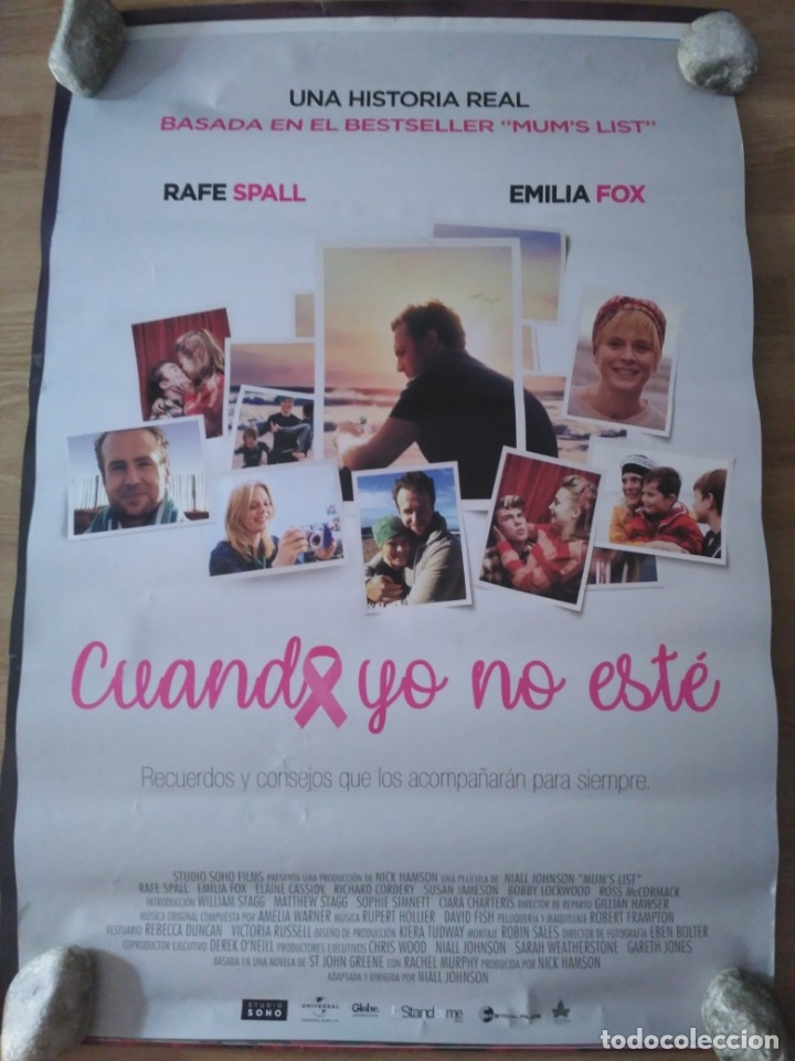 Cinema: Cuando yo no este - aprox 70x100 Cartel ORIGINAL cine (L68)