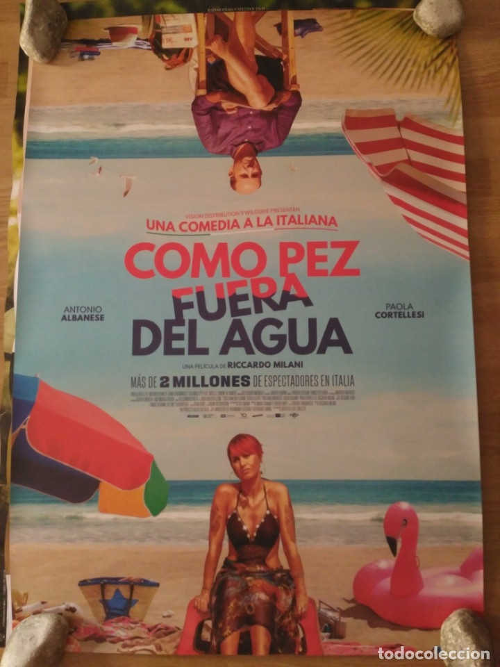 Kino: C&oacute;mo pez fuera del agua - aprox 70x100 Cartel ORIGINAL cine (L68)