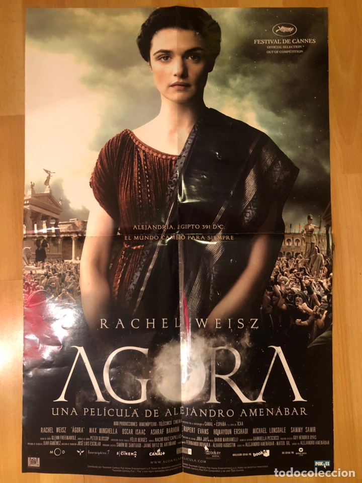 Kino: Cartel o poster agora rachel weisz alejandro amenabar.festival de cannes