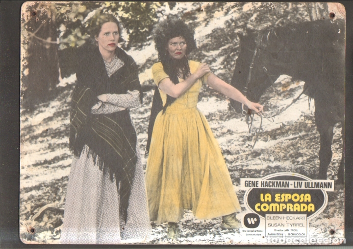 Kino: CARTEL PUBLICITARIO DE CINE: LA ESPOSA COMPRADA. EN CARTON. MEDIDAS 38,8X28,5  CARTELCI-005