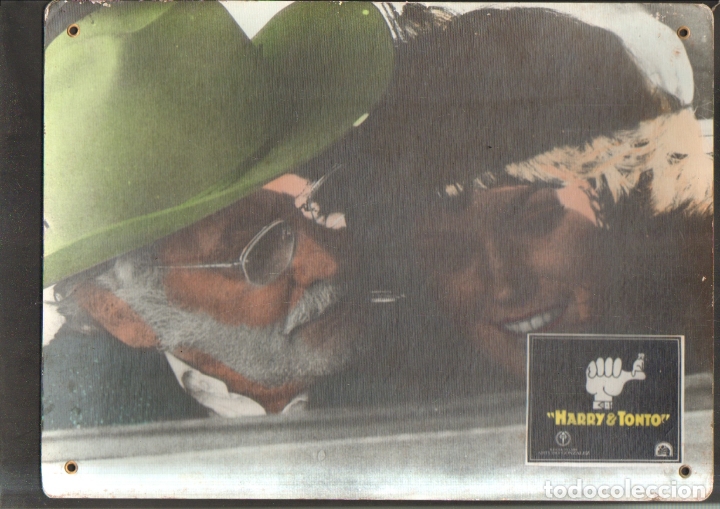 Kino: CARTEL PUBLICITARIO DE CINE: HARRY & TONTO. EN CARTON. MEDIDAS 38,8X28,5  CARTELCI-004