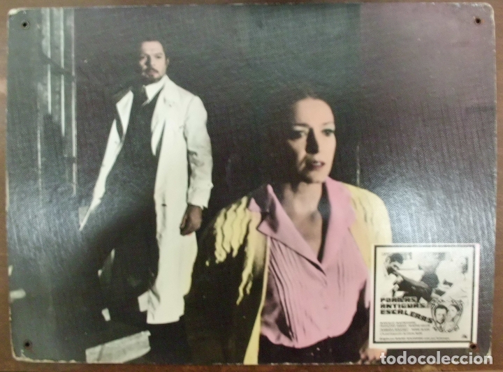 Kino: CARTEL PUBLICITARIO DE CINE FOTOGRAMA DE LA PELICULA -POR LAS ANTIGUAS ESCALERAS- CARTELCI-018
