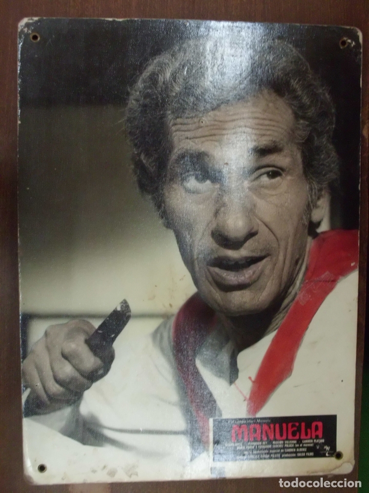 Cinema: CARTEL PUBLICITARIO DE CINE FOTOGRAMA DE LA PELICULA -MANUELA- MEDIDAS 38,8X28,5 CM.  CARTELCI-056