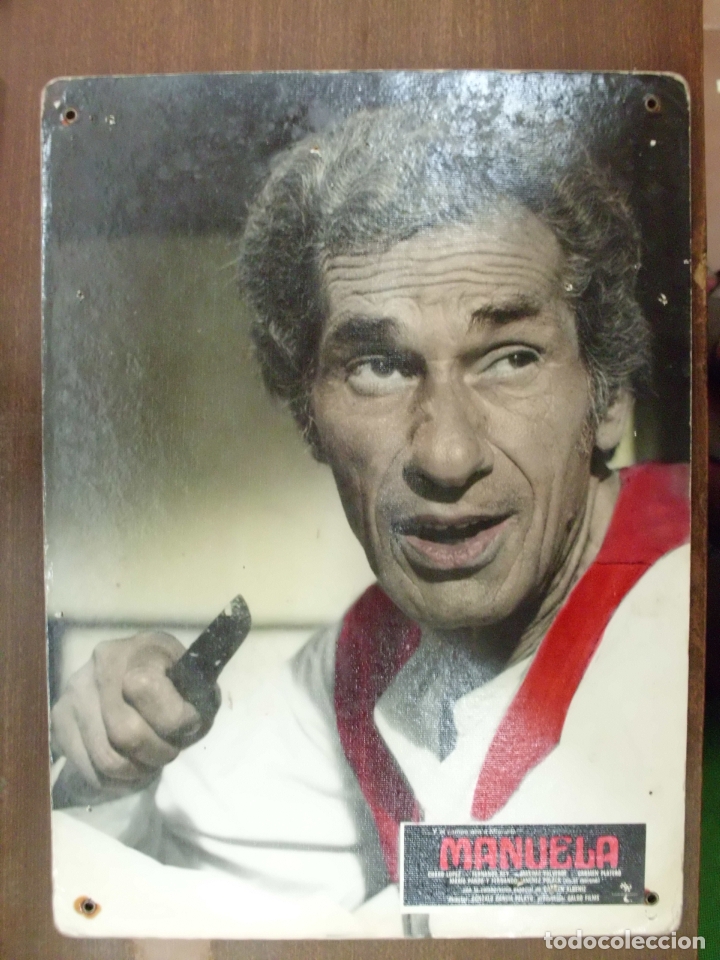 Cinema: CARTEL PUBLICITARIO DE CINE FOTOGRAMA DE LA PELICULA -MANUELA- MEDIDAS 38,8X28,5 CM. CARTELCI-057