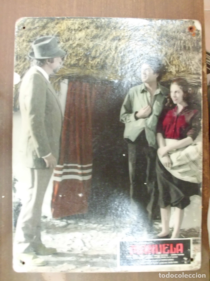 Cinema: CARTEL PUBLICITARIO DE CINE FOTOGRAMA DE LA PELICULA -MANUELA- MEDIDAS 38,8X28,5 CM.   CARTELCI-089