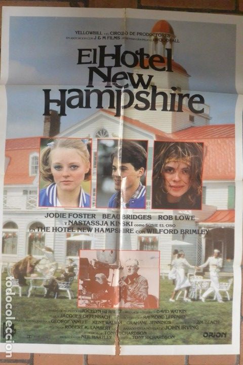 Kino: CARTEL POSTER CINE  EL HOTEL NEW HAMPSIRE
