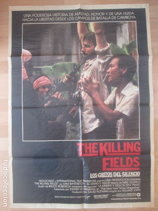 Cin&eacute;ma: CARTEL CINE, LOS GRITOS DEL SILENCIO, THE KILLING FIELDS, SAM WATERSTON, 1985, C910