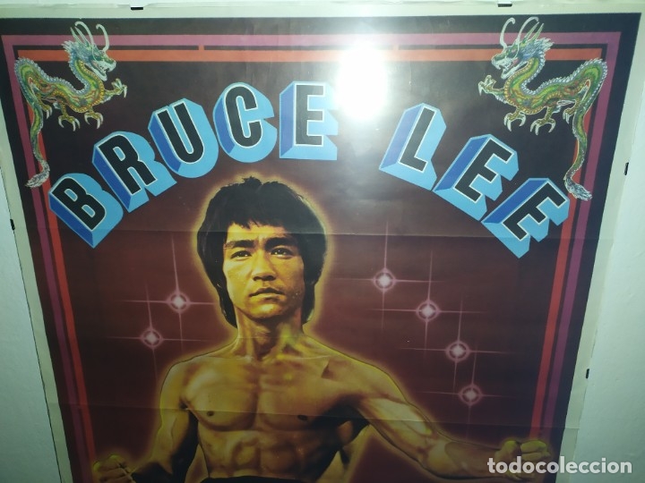 Cine: Cuadro poster original Bruce Lee &uacute;ltimo combate - Foto 2