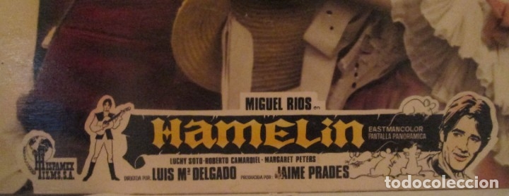 PAREJA DE CARTELES MIGUEL RIOS, HAMELIN (Cine - Posters y Carteles - Clasico Español)