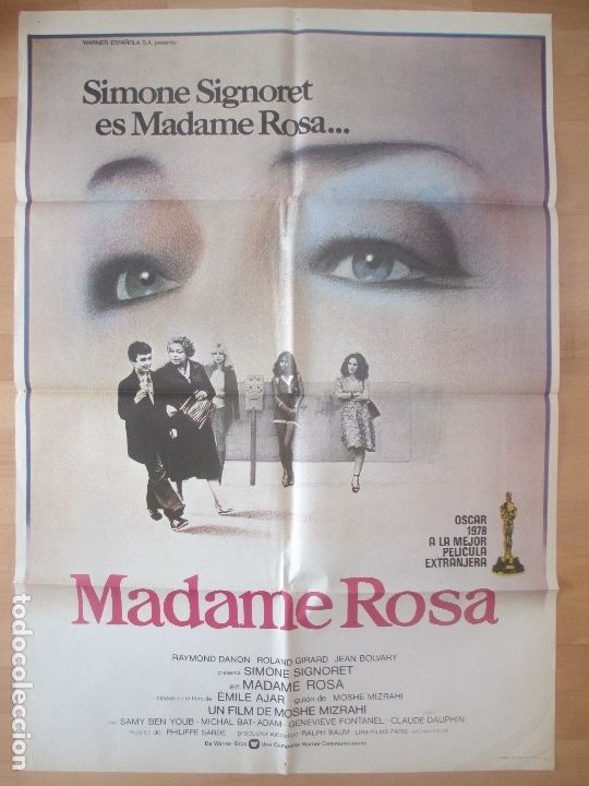 Cin&eacute;ma: CARTEL CINE, MADAME ROSA, SIMONE SIGNORET, RAYMOND DANON, 1978, C403