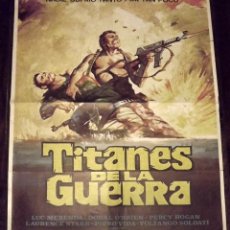 Cine: TITANES DE LA GUERRA, 1982, TAMAÑO GRANDE 70 X 100 CM APROX