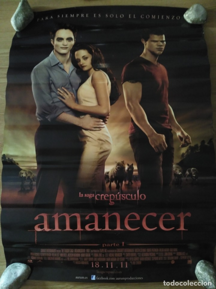 Cin&eacute;ma: La saga crep&uacute;sculo, amanecer - APROX 70X100 CARTEL ORIGINAL CINE (L71)