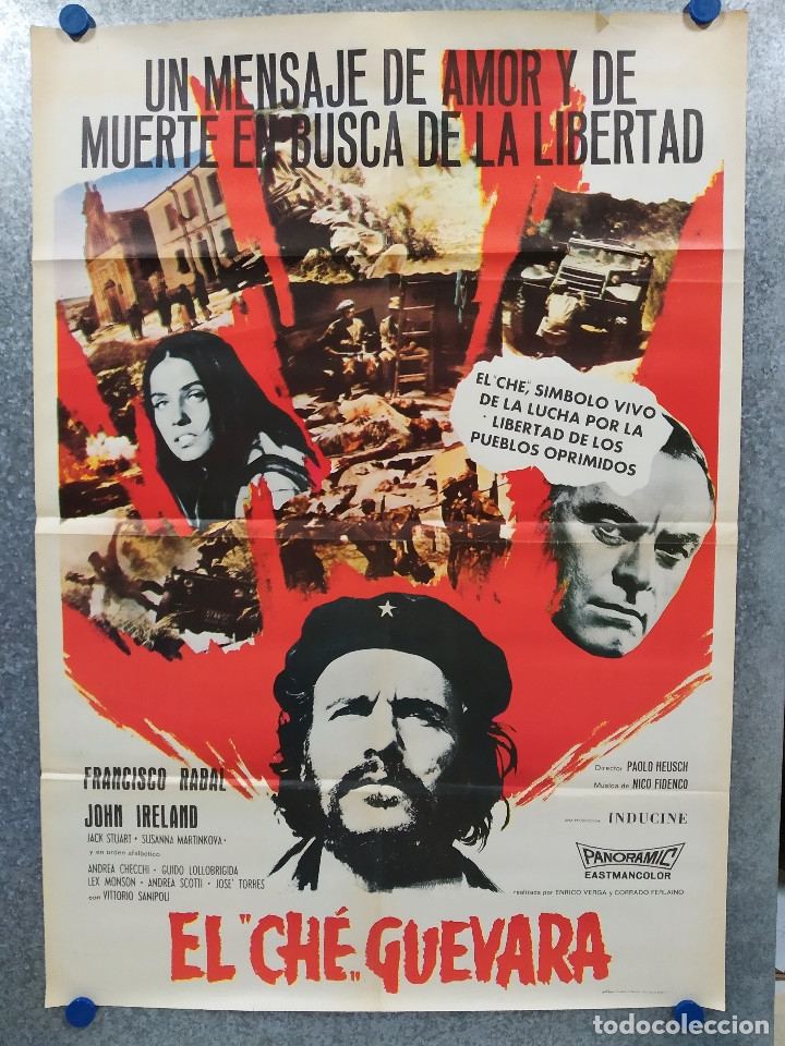 Cin&eacute;ma: EL CHE GUEVARA. FRANCISCO RABAL. A&Ntilde;O 1977. POSTER ORIGINAL