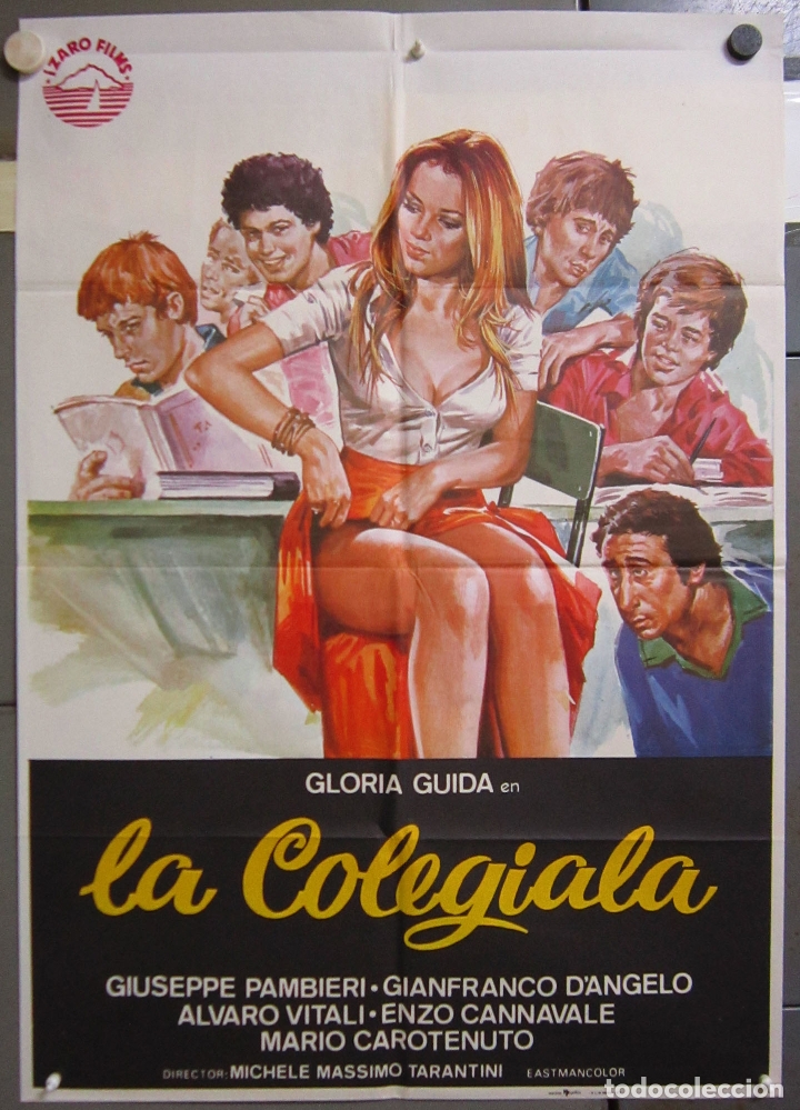 Cinema: ZX50 LA COLEGIALA GLORIA GUIDA SEXY POSTER ORIGiNAL 70X100 ESTRENO