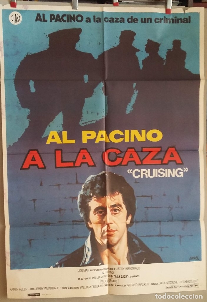 Cine: A LA CAZA  +++CRUISSING ++ PACINO - Foto 1