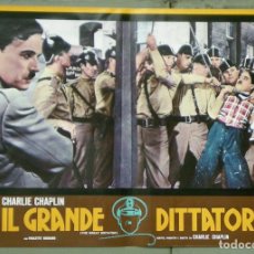 Cine: UX08D EL GRAN DICTADOR CHARLES CHAPLIN PAULETTE GODDARD SET 8 POSTER ORIGINAL ITALIANO 47X68