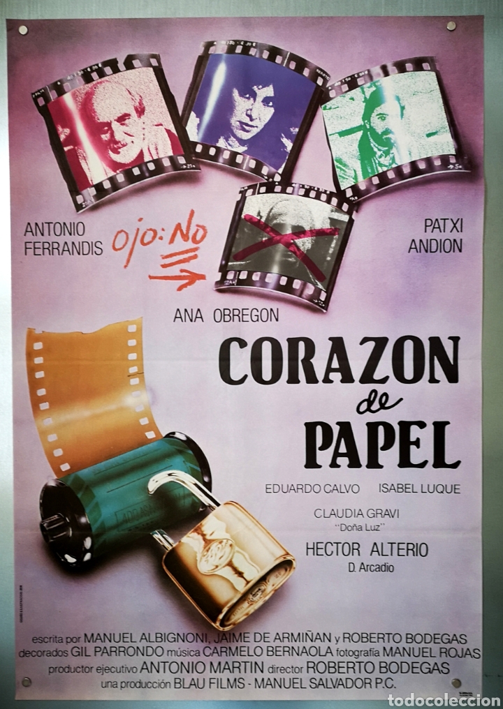 Cin&eacute;ma: CORAZON DE PAPEL - 70 X 100 - (8)