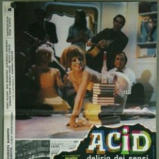 Cine: UF93D ACID DELIRIUM OF THE SENSES LSD SCOTESE SET 8 POSTERS ORIGINALES ITALIANOS 47X68. Lote 183492937