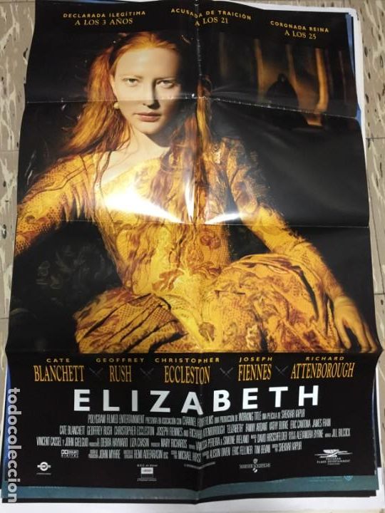 Cin&eacute;ma: CARTEL ORIGINAL CINE 70 X 100 CM APROX Cate Blanchett Elizabeth