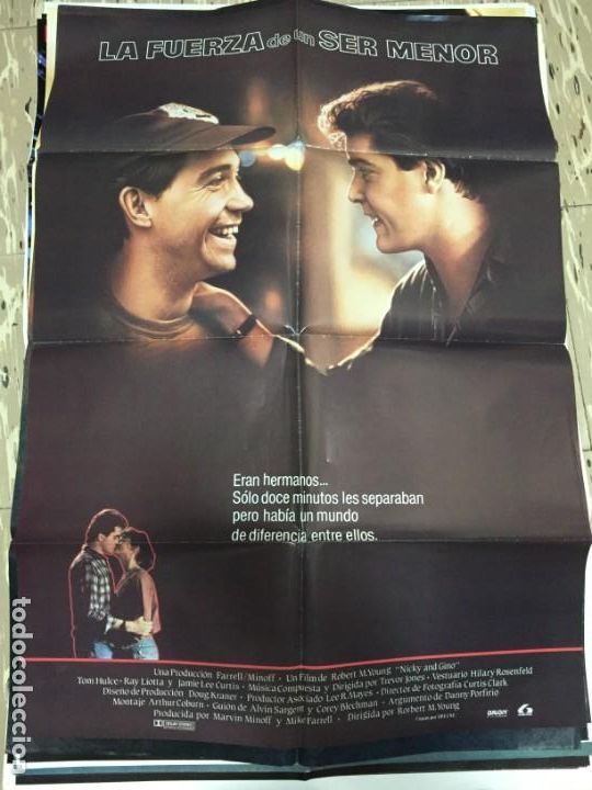 Cin&eacute;ma: CARTEL ORIGINAL CINE 70 X 100 CM APROX Tom Hulce Ray Liotta La fuerza de un ser menor